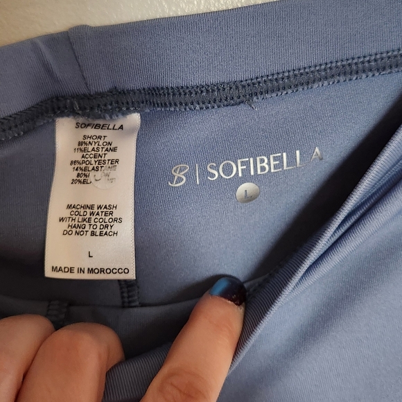 Blue and Pink Paisley Workout Set - Picture 5 of 10